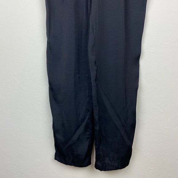Cupcakes & Cashmere Lindsey Paper Bag High-Waisted Pant - Black - Picture 5 of 8
